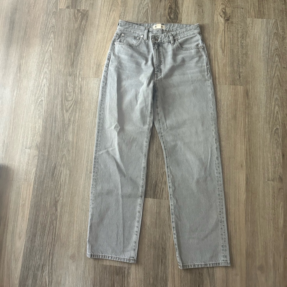 Madewell High Rise Jeans - Light Gray